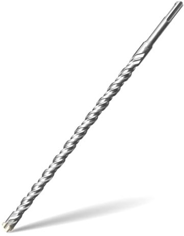 SDS Plus Punte da Trapano 16x350MM,con 4 punte in metallo duro e doppia vite, per calcestruzzo, pietra, pietra naturale