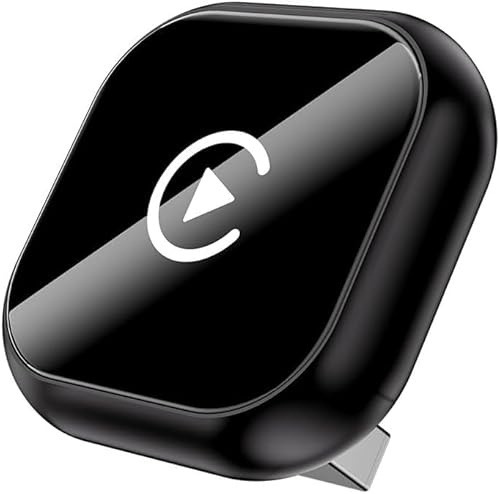 Adattatore CarPlay Wireless 2 in 1 per VW Golf 5 6 7 8 GTE GTI GTD Clubsport, USB Plug And Play Connessione Veloce Bluetooth Accessori per Auto,A-Black
