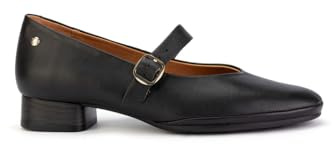Pikolinos Ubeda Zapatos Tacón Mujer | en Cuero | Horma Amplia | Tacón Bajo