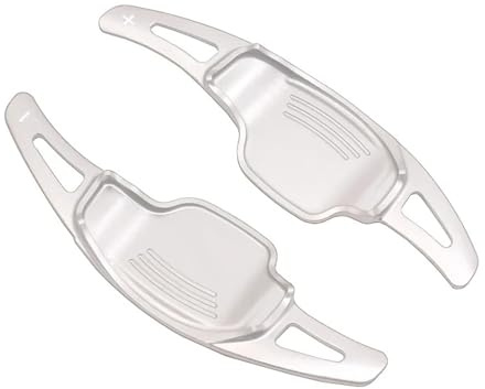 Dnhqknoaf Levas Cambio Extensión Para Buick Para Regal Para GS Para LaCrosse Para GL8 Para Verano Volante De Aluminio Paletas Cambio Marchas Cubierta Extensión(Plata)