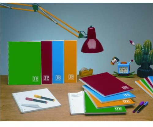 QUADERNO A5 SPIRALATO 5mm c/fori 80gr 60fg ONE COLOR BLASETTI