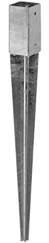 Connex HV4275 Einschlagbodenhülsen 71 x 71 x 150 x 750 mm, feuerverzinkt