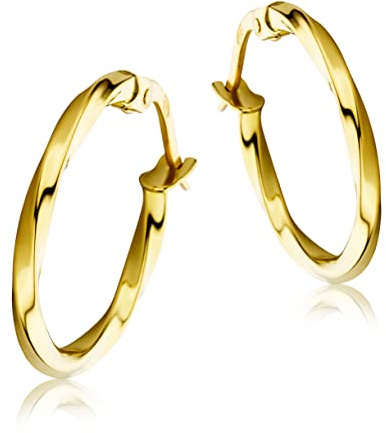 Miore Ohrringe Damen Gelbgold 18 Karat / 750 Gold Creolen