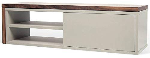 Symbiosis Move Meuble TV Noyer et Gris Taupe, 110x35x32 cm
