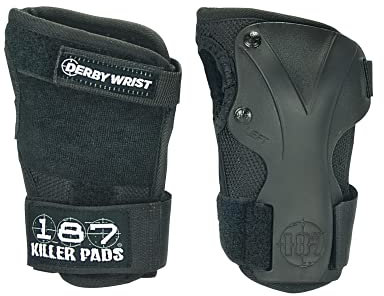 Killer Pads Schutzausrüstung Wristguard Derby, Schwarz, L, 11.11.WRG.DRB.02-04