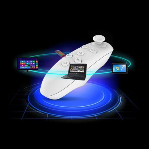 Wireless Bluetooth Games Phone Controller for Universal Virtual Reality Glasses VR Box Headset Google Cardboard Box Mobile Apple Samsung (VR Controller)
