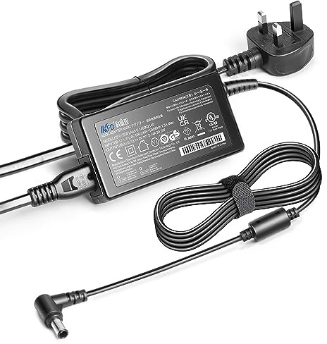 Samsung Monitor Power Cable, KFD DC 14V Power Supply for Samsung S22F350FHR S22A330 S24D300HL S27D390H S27D360H C24F390FHR S24A336NHN S27E390H C27R500FHR CR50 CRG5 S24 S27 Gaming Monitor Charger