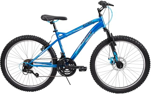 Huffy Mountainbike för 24-tums barn, blå, 8-12 år