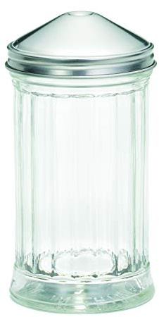 TableCraft 55S-4 Geriffelter 'Center Pour' Zuckerstreuer, 355 ml, 4 Stück