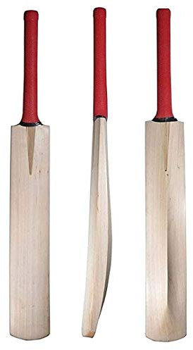 Kalindri Sports Popolare mazza da cricket in legno di salice con adesivo (misura 1 per giocatore da 1,2 a 1,2 m)