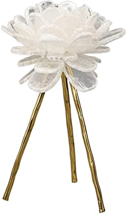 CHENMIAOMIAO Kristallkugel Dekokugel Elegante Moderne Kristallblume Kerze Ornament Kristallblume Wohnzimmer Küche Esstisch Tisch Kristall Home Decoration Blickende Weissagung oder Feng Shui