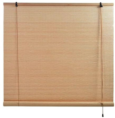 LZMZMQ Tenda avvolgibile anti-UV impermeabile, retro in bambù per gazebo ingresso giardino esterno, con cordoncino, larghezza 80/100/120 cm (dimensioni: 50 cm x 60 cm/20 x 24 cm (larghezza x altezza)