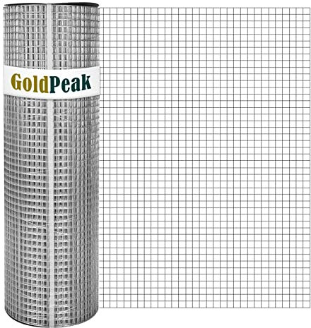 GoldPeak Hardware Cloth 1/2 inch Chicken Wire Fencing 72 in x 50 ft 19-Gauge