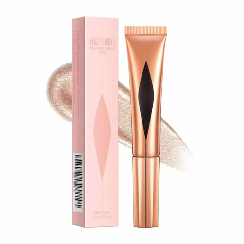 Liquido, Bacchetta Di Bellezza Per Contorno, Illuminante Per Fard, Cremoso Highlighter Stick, Fard Make Up Liquido Con Applicatore Cuscino D'aria, Highlighter Contouring Per Guance