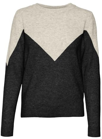 VERO MODA Maglione da Donna VMPLAZA, Betulla 2, S