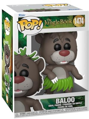 Funko POP! Disney: TJB - Baloo Bear - Djungelboken - Vinylfigur för samlare - Presentidé - Officiell Merchandise - Leksaker för barn och vuxna - Filmfans - Modellfigur för samlare och utställning