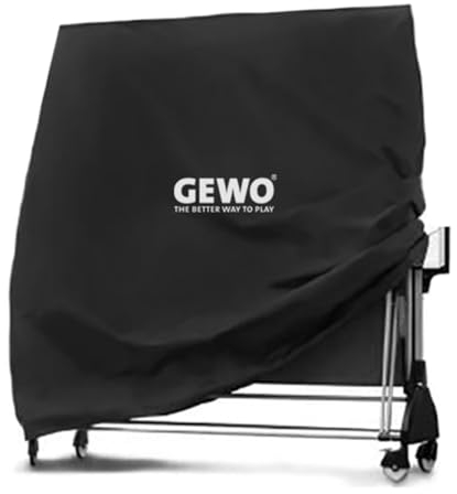 GEWO Robuste Universal Abdeckung für Tischtennisplatte Outdoor 600D Oxford Gewebe, Tischtennis Hülle, Abdeckplane Tischtennistisch Outdoor, Wetterfest UV-beständig