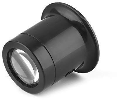 Lente d'ingrandimento monoculare in vetro da orologiaio, altezza 3,1 cm, 10x, adatta per riparazione orologi