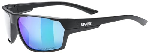 uvex sportstyle 233 P, Sportglasögonen unisex – vuxen, black mat, one size