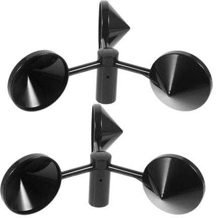 Sosoport 2pezzi Sensore Anemometro Tazze Ricambio per Misuratore Vento ABS Resistente Leggero per Centralina Meteo Esterni Barche e Giardini