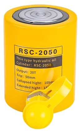 Martinetti idraulici con corsa da 50 mm,Cricchetti con capacità di 10 tonnellate,Cricchetti idraulici utilizzabili a più angolazioni,Cricchetti con retrazione automatica, p(Size:20T/44092lb-2 Stroke)