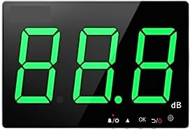 Decibelímetro Medidor de nivel de sonido Medidor de ruido digital montado en la pared Medición de carga USB Monitoreo de decibelios