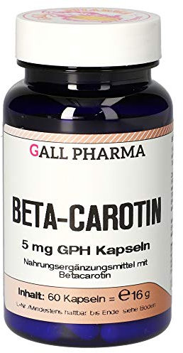 Gall Pharma Beta-Carotin 5 mg GPH Kapseln, 1er Pack (1 x 60 Stück)