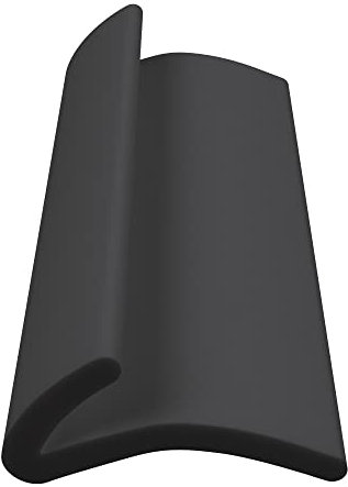 DIWARO. | Lippendichtung LP063 | schwarz | 5 Meter | TPE | Dichtung für Kunststofffenster, Aluminiumfenster, Holzfenster, sowie Kunststofftüren, Aluminiumtüren, Holztüren