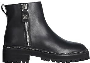 Liu Jo Scarpe Donna, Modello Stivali Anfibi PINK 214 - ANKLE SF3075P0102, Realizzate in Pelle Sintetica. Nero