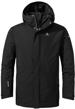 Schöffel Herren Parka Style Froda MNS, atmungsaktiver, wasserdichter Parka mit 2-Wege-Stretch, leichte Outdoorjacke mit verstellbarer Kapuze
