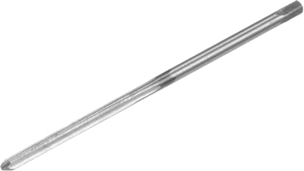 sourcing map Hand Reamer 2mm H7 Metric Reamer Drill Bit for Metal Wood Hole Reaming, Straight Flutes 9SiCr Alloy Steel Cutting Tool