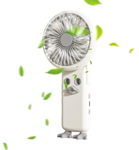 Ventilador de mano con spray de niebla de agua, ventilador de mano de nebulización, mini ventiladores portátiles recargables, ventilador de bolsillo de flujo de aire fuerte, ventiladores de
