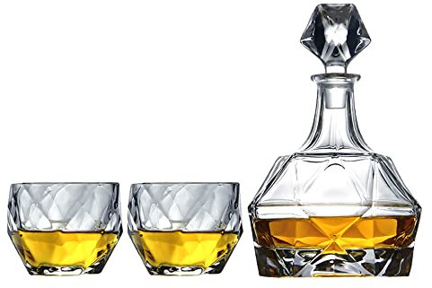 QTANZIQI Whiskyglas, altmodische Cocktailgläser, 200 ml, zum Trinken von Bourbon-Gläsern für Likör, Gläser mit schwerem Boden, Schnapsbecher-Set, Wodka-Glasbecher, Scotch-Glas-Likörgläser,