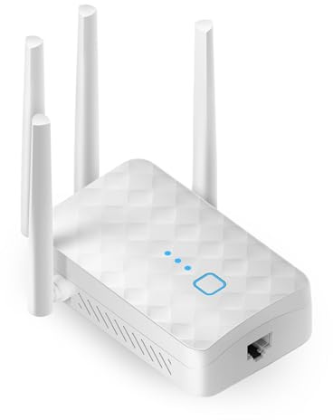 WiFi Verstärker, 1200Mbit/s WLAN Repeater, Dualband 5GHz und 2,4 GHz, WiFi Verstärker Steckdose, WiFi Repeater Fritzbox, WLAN Verstärker AP-Modus, WLAN Repeater WiFi 5