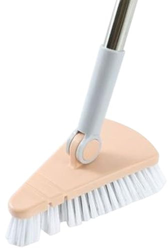 Scrubber Cleaning Brush, Bathtub, Tile Cleaner, Scrubber Brush with 36 Inch Scrubbing Brush for Bathroom, Shower, Bathtub, Wall, Cleaning, Scrubbing (Pink, One Size)