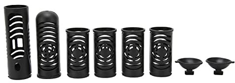 KIMISS Fish Tank Heater Sleeve - Plastic Protective Cover & Stainless Steel Anti-Explosion Case - High-Temperature Resistant & Heat-Proof Aquarium Heater Guard, Removable Design