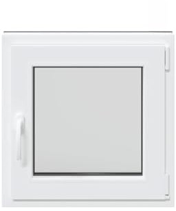 vidaXL Kellerfenster RISOR 50x50 cm Drehkipp DIN Rechts Anthrazit