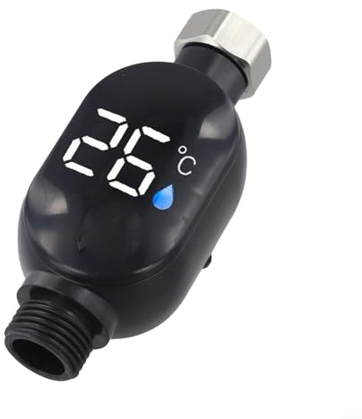 Shower Thermometer, LED Faucet Temperature Gauge Baby Bath Children Water Thermometer for Home Bathroom Visible
