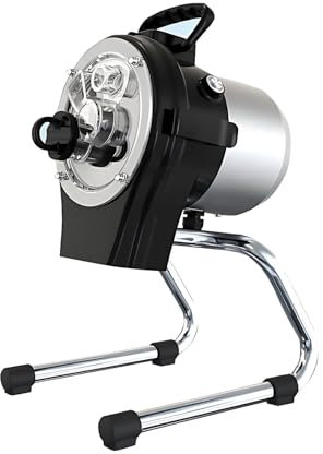 SHAHRYAR Robot Culinaire Amovible en Acier Inoxydable, Coupe-Légumes Électrique, Hachoir À Légumes Électrique,Cache Moteur Abs 6000 TR/Min Haute Vitesse,FC-110LK
