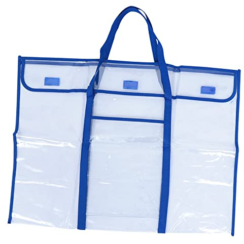 DOITOOL Bolsa De Almacenamiento Transparente Para Tableros De Anuncios Organizador De Tableros De Anuncios Bolsa Para Pósteres Grandes Para Guardar Transporte o Almacenamiento