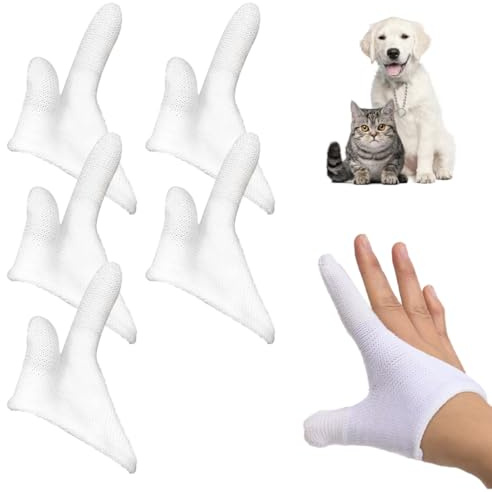 JYNVO 5 Piezas Cepillo de Dientes Perro,Limpieza Dientes Perro,Toothbrush Dogs,Cepillo de Diente Mascotas,Escoba de Diente Para Gatos,Higiene Dental Perros para Facilitar La Limpieza de La Lengua