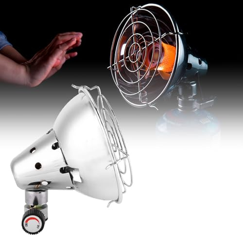SustVita Mini Space Heater for Camping, Portable Outdoor Gas Heater, Nice for Travel and Outdoor Adventures
