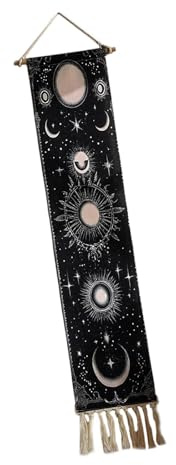 Milageto Tapiz Vertical Bohemio para decoración de Pared, Tapiz Tejido a Mano, para Colgar en Pared, para Dormitorio Infantil, decoración del hogar, Style a