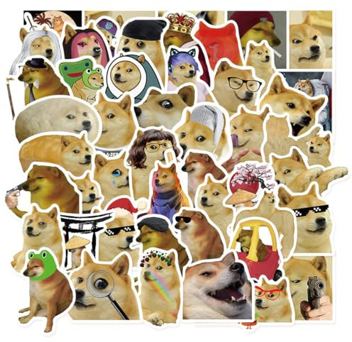 YAZWUR 100 Stück Lustige Meme Sticker Set, Meme Aufkleber für Auto, Laptop, Skateboard, Fahrrad, Moped, Motorrad, Computer, Geeignet für Erwachsene