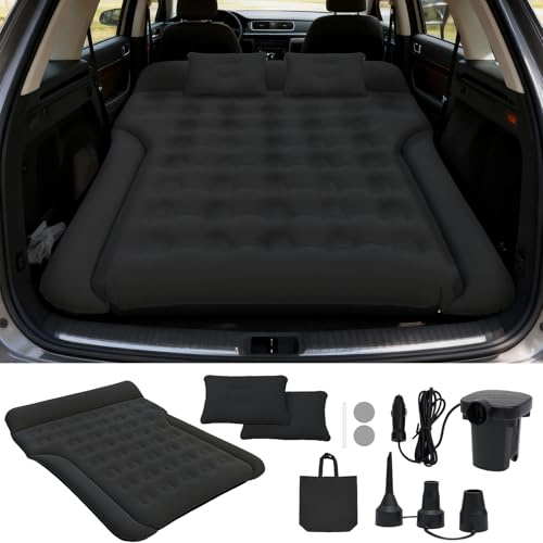 Rainpal Matelas Gonflable Lit de Voiture, Matelas pneumatique SUV, Noir