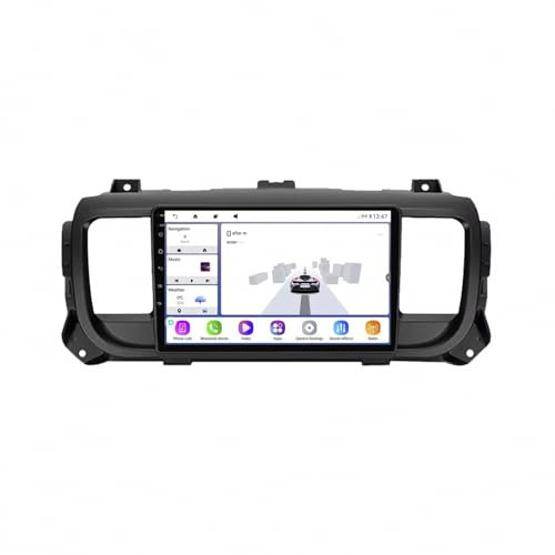 Autoradio 2 Din Bluetooth per Toyota Proace 2016-2021 Touchscreen Stereo Auto Bluetooth con Schermo, Radio Auto con Mirror Link/Usb/Supporta Telecamera, 4 Nucleo 2G+32G