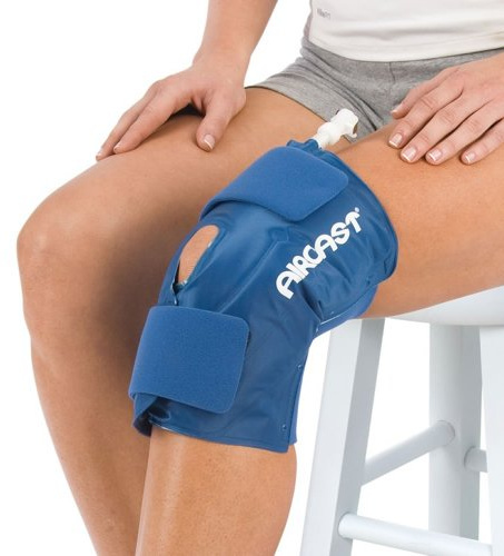 Aircast-manicotto des Knie und crioterapia-tutore Knie von compressione-ginocchiera, Stück EIS Therapie Kälte, ohne Behälter