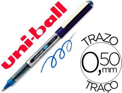 Uni-Ball - Rotulador roller ub-150 micro eye azul 0.5 mm -unidad (12 unidades)