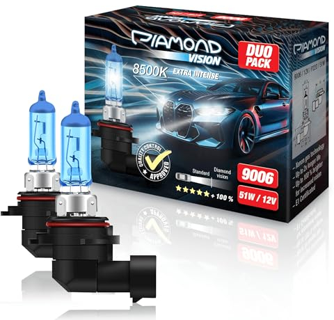 Diamond Vision 2x HB4 12V 51W | Xenon Look | Halogen KFZ Autolampen | zweimal so langlebig | Duobox | E-Prüfzeichen | PX26D
