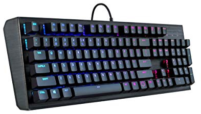 Cooler Master CK552 Clavier mécanique de gaming avec commutateur rouge Gateron avec rétroéclairage RVB Noir pur